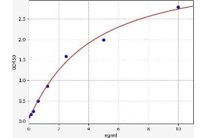Typical standard curve (PRND ELISA 试剂盒)