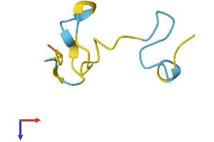 AlphaFold protein structure predicition of Human Recombinant MT1DP Protein, UniprotID A1L3X4
