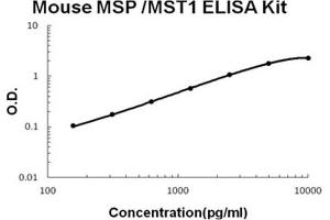 Mouse MSP/MST1 PicoKine ELISA Kit standard curve (STK4 ELISA 试剂盒)
