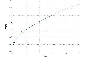 A typical standard curve