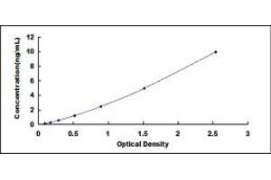 Typical standard curve (PES1 ELISA 试剂盒)