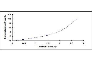 Typical standard curve (SLC18A2 ELISA 试剂盒)