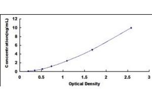 Typical standard curve (ATP2B2 ELISA 试剂盒)