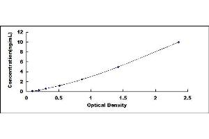 Typical standard curve (TBX3 ELISA 试剂盒)