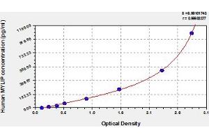 Typical Standard Curve (MYLIP ELISA 试剂盒)