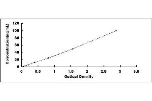 Typical standard curve (TKT ELISA 试剂盒)