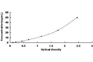 Typical standard curve (EXT1 ELISA 试剂盒)