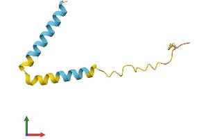 AlphaFold protein structure predicition of Human Recombinant LINC01549 Protein, UniprotID A6NIU2