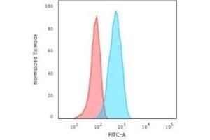 Flow Cytometric Analysis of Raji cells. (CD19 抗体)