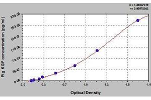 Typical standard curve (FGF7 ELISA 试剂盒)
