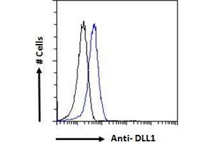 Flow Cytometry (FACS) image for anti-delta-Like 1 (DLL1) (Internal Region) antibody (ABIN361190)