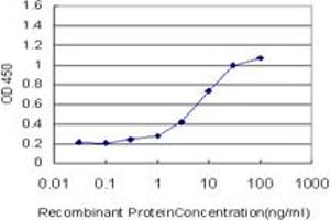 Detection limit for recombinant GST tagged FABP4 is approximately 0. (FABP4 抗体  (AA 1-132))