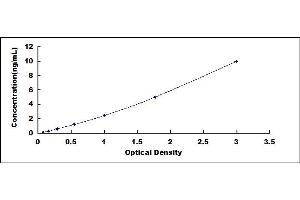 Typical standard curve (NOD2 ELISA 试剂盒)