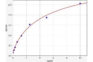 Typical standard curve (MMP28 ELISA 试剂盒)