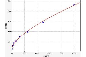 Typical standard curve