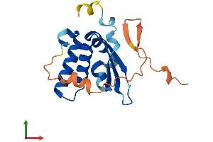 AlphaFold protein structure predicition of Mouse Recombinant Khdc1c Protein, UniprotID Q4KL78