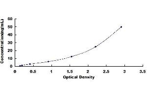 Typical standard curve (LECT2 ELISA 试剂盒)