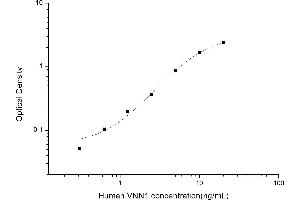 Typical standard curve (VNN1 ELISA 试剂盒)