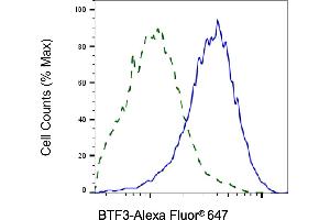 Validation of BTF3 knockdown using flow cytometry.
