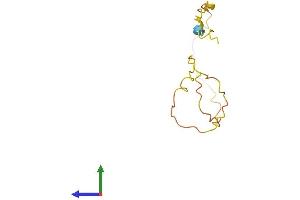 AlphaFold protein structure predicition of Human Recombinant LCE2D Protein, UniprotID Q5TA82