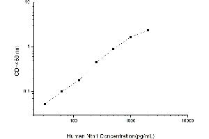 Typical standard curve (Netrin 1 ELISA 试剂盒)