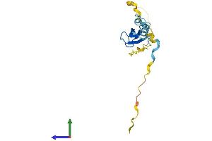 AlphaFold protein structure predicition of Human Recombinant LITAF Protein, UniprotID Q99732