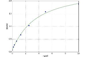 A typical standard curve