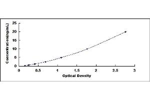 Typical standard curve (LACTB ELISA 试剂盒)