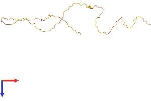 AlphaFold protein structure predicition of Human Recombinant KRTAP15-1 Protein, UniprotID Q3LI76