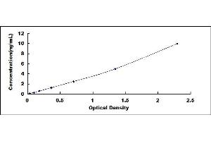 Typical standard curve (EGR1 ELISA 试剂盒)