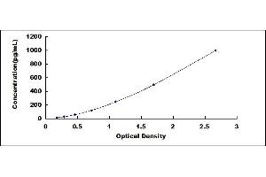 Typical standard curve (IL-5 ELISA 试剂盒)