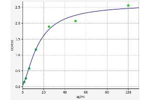 Typical standard curve (Total Immunoglobulin ELISA 试剂盒)