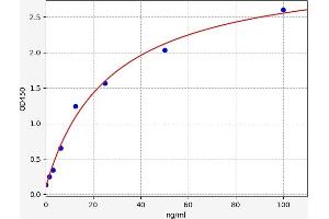 Typical standard curve (Calprotectin ELISA 试剂盒)