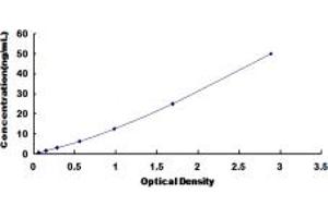Typical standard curve (MC5 Receptor ELISA 试剂盒)