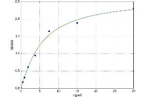 A typical standard curve (Complement C4 ELISA 试剂盒)