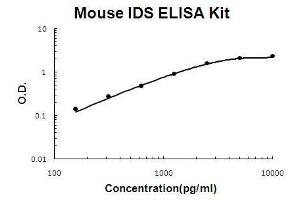 Mouse IDS PicoKine ELISA Kit standard curve (IDS ELISA 试剂盒)