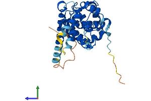 AlphaFold protein structure predicition of Human Recombinant CCND2 Protein, UniprotID P30279 (Cyclin D2 Protein (CCND2) (AA 1-289) (His tag))