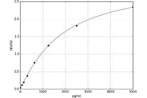 A typical standard curve (RAP1A ELISA 试剂盒)