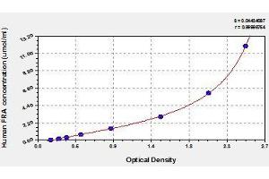 Typical standard curve (RABEP2 ELISA 试剂盒)