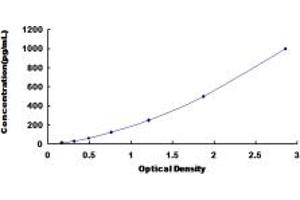 Typical standard curve (Arrestin 3 ELISA 试剂盒)