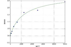 A typical standard curve (CD74 ELISA 试剂盒)