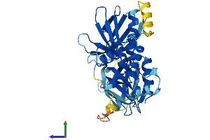 Protein Structure (PS) image for Pleckstrin 2 (PLEK2) (AA 1-353) protein (His tag) (ABIN7550808)