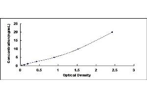 Typical standard curve (PPL ELISA 试剂盒)