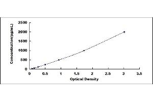 Typical standard curve (CD9 ELISA 试剂盒)