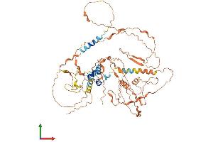 AlphaFold protein structure predicition of Human Recombinant FBXO46 Protein, UniprotID Q6PJ61