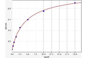 Typical standard curve (MTBP ELISA 试剂盒)