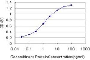 ELISA image for anti-Pentraxin 3 (PTX3) (AA 282-380) antibody (ABIN562540)