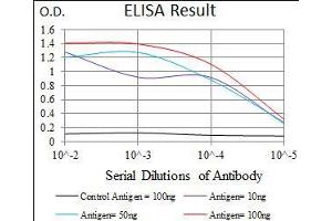 ELISA image for anti-Aldehyde Dehydrogenase 2 Family (Mitochondrial) (ALDH2) (AA 317-517) antibody (ABIN1724795)