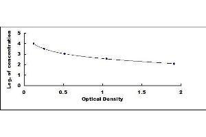 Typical standard curve