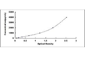 Typical standard curve (PIICP ELISA 试剂盒)